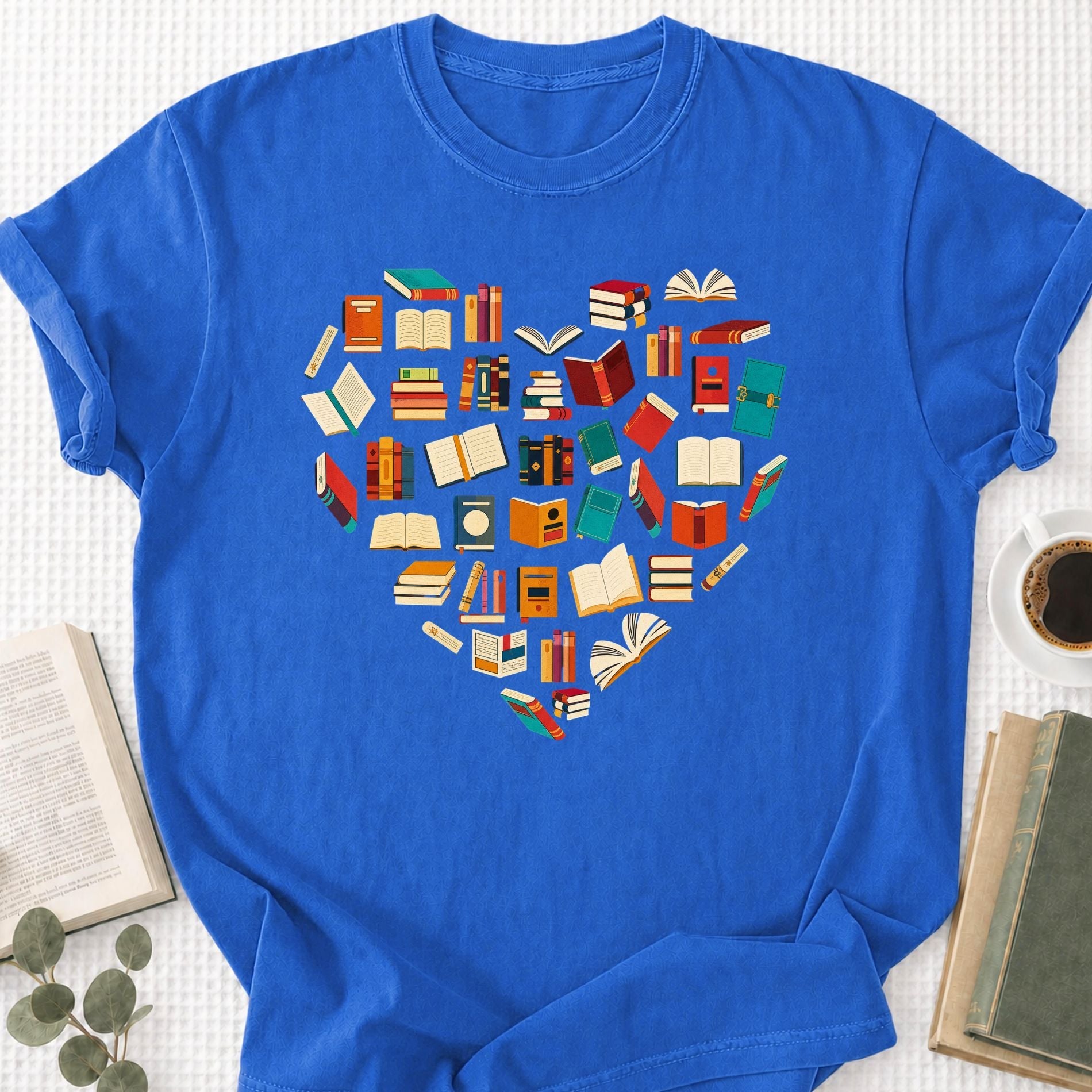 Books Heart Unisex T-Shirt - Book Social Club