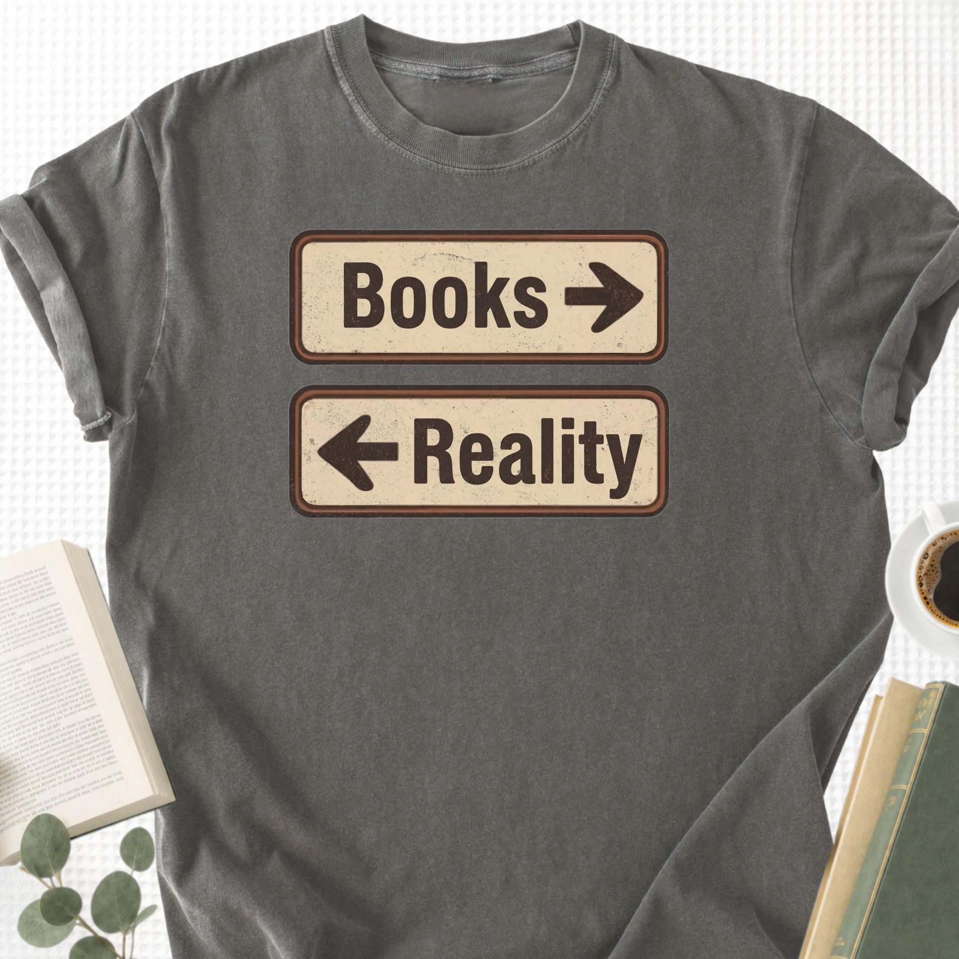 Books or Reality Unisex T-Shirt - Book Social Club