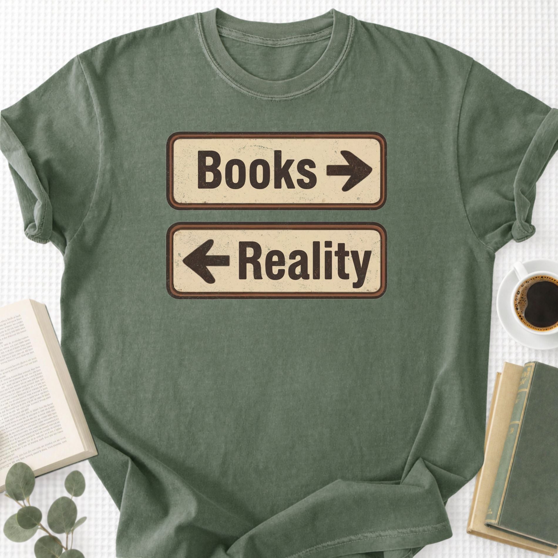 Books or Reality Unisex T-Shirt - Book Social Club