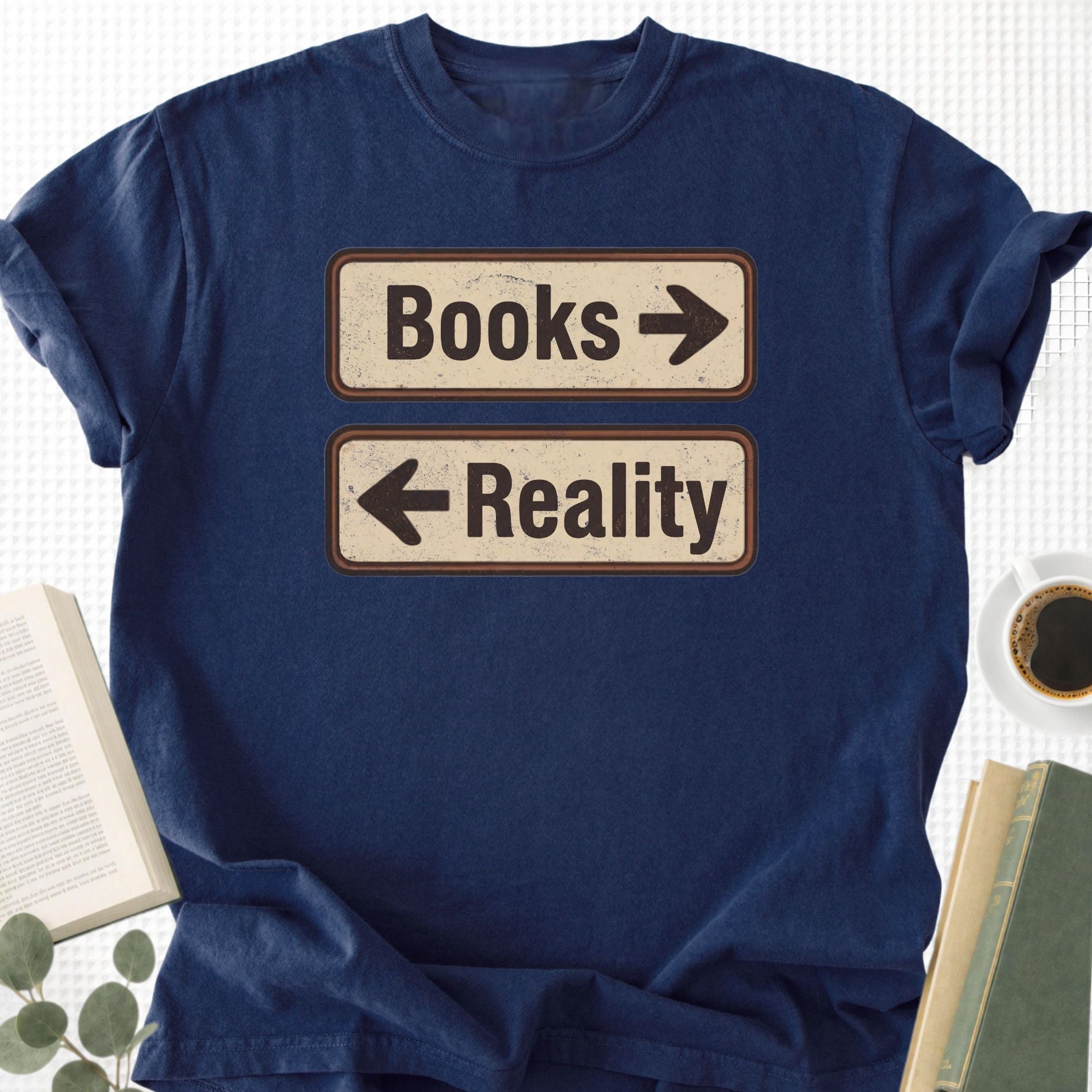 Books or Reality Unisex T-Shirt - Book Social Club