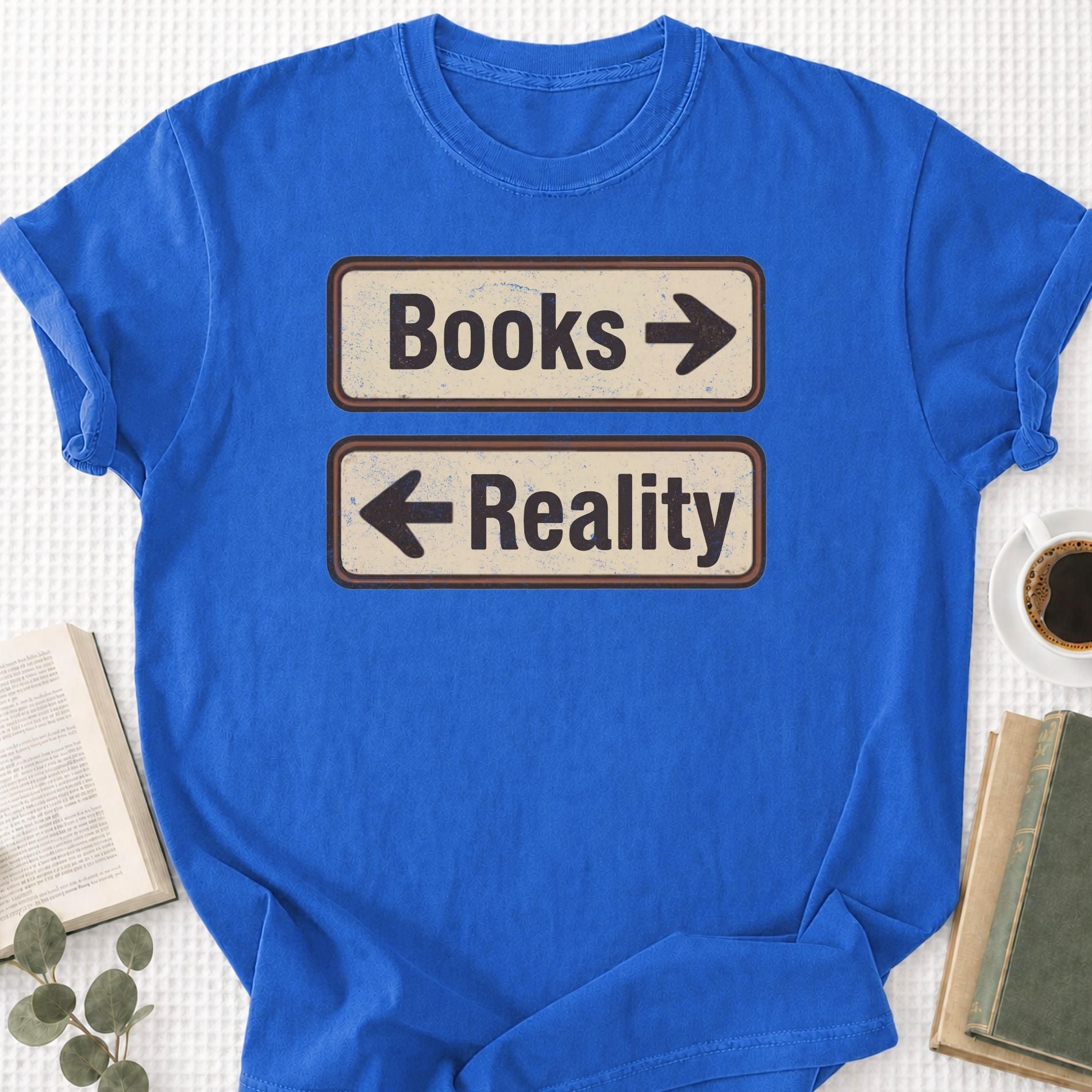 Books or Reality Unisex T-Shirt - Book Social Club
