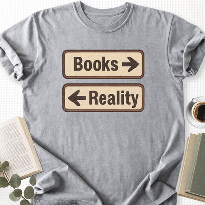 Books or Reality Unisex T-Shirt - Book Social Club