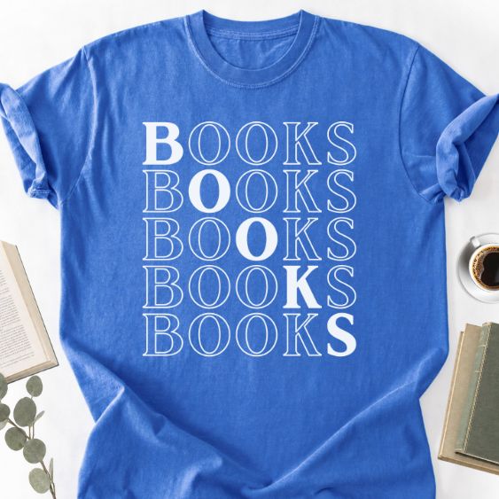 Books Stacked Retro Unisex T-Shirt, Book Lover Gift for Readers - Book Social Club