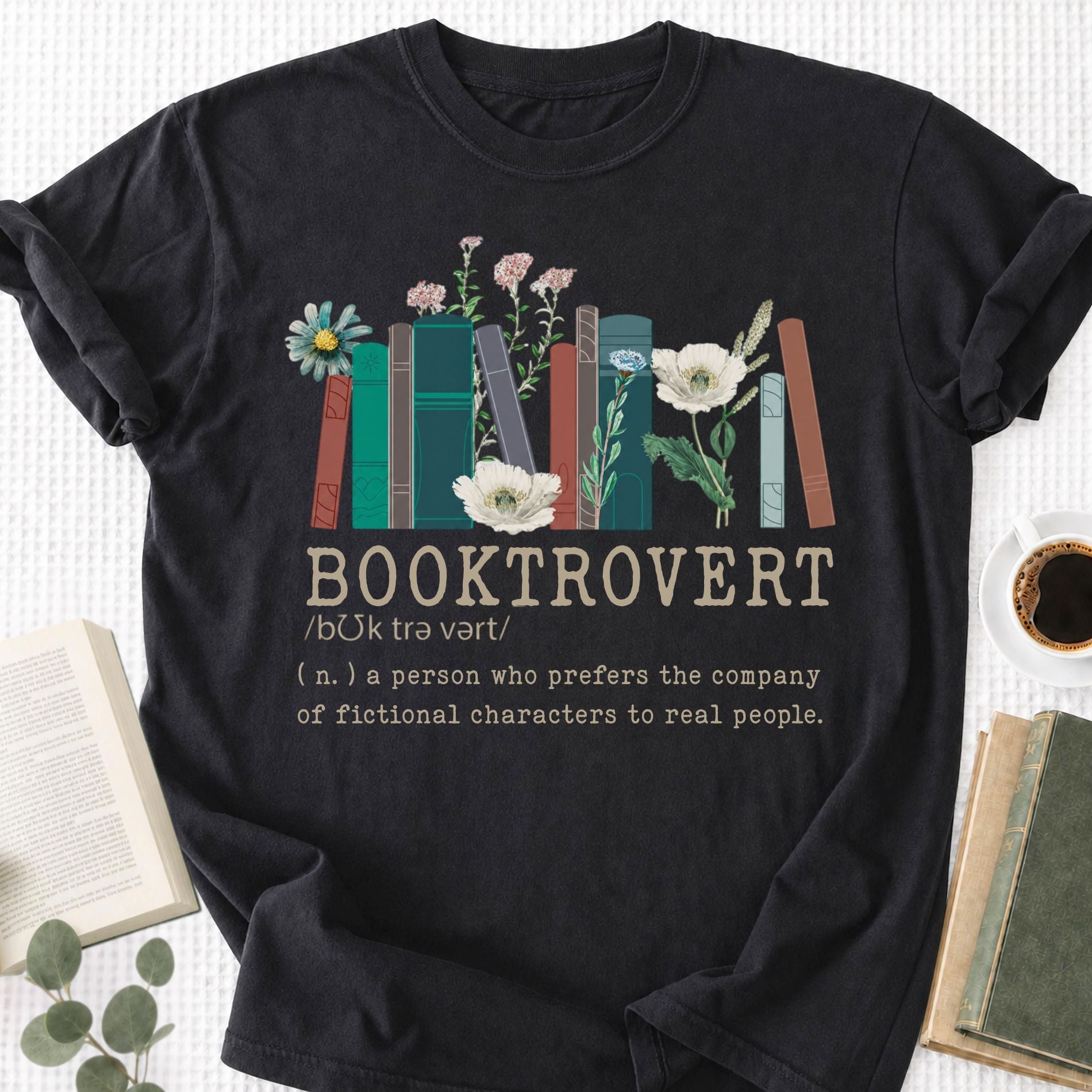 Booktrovert Unisex T-Shirt - Book Social Club