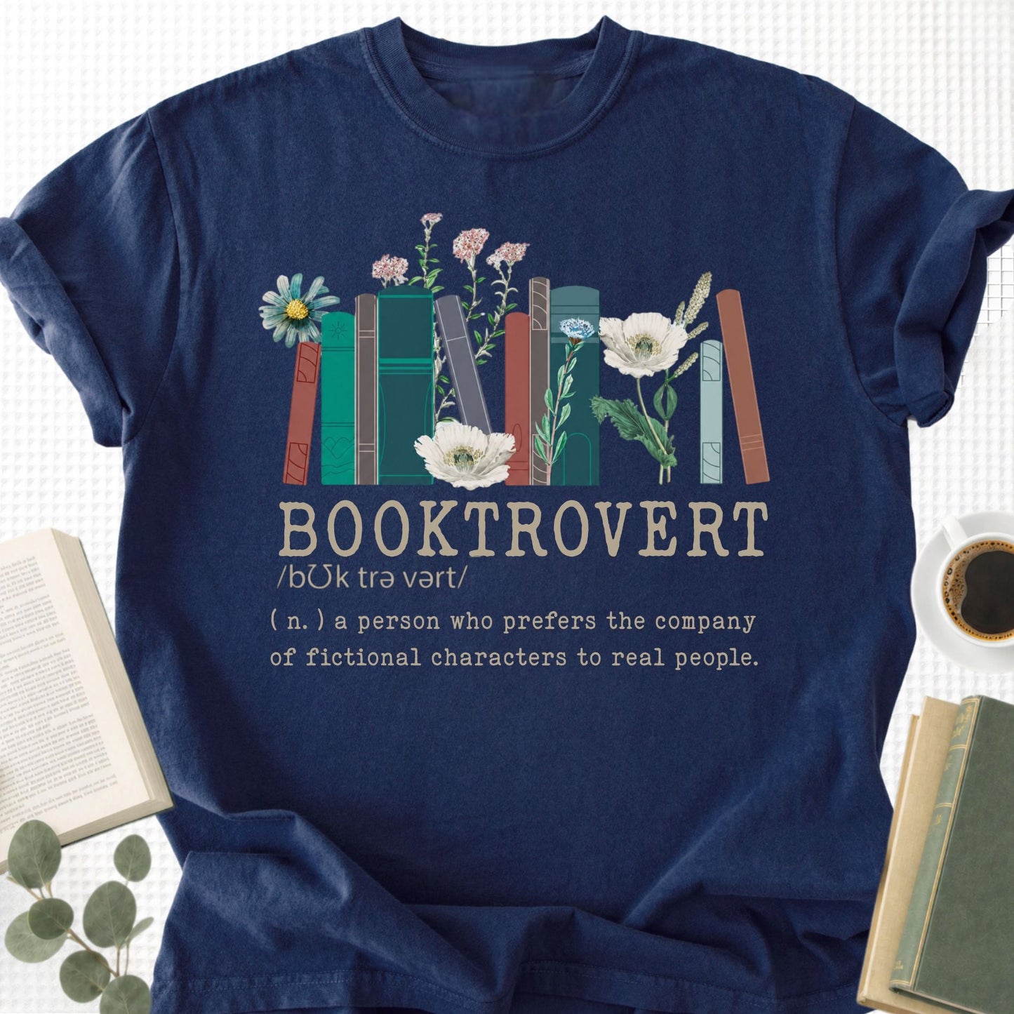 Booktrovert Unisex T-Shirt - Book Social Club