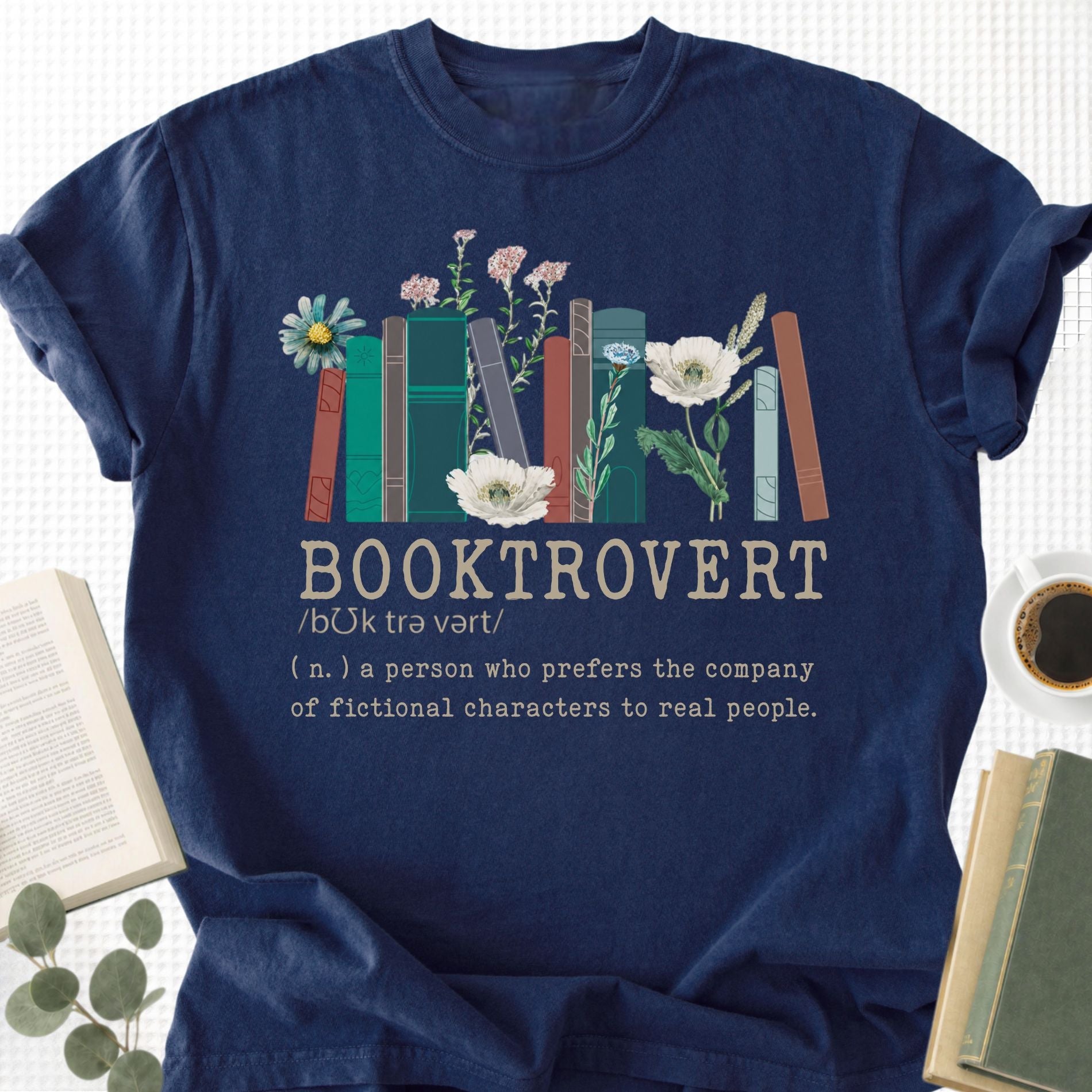 Booktrovert Unisex T-Shirt - Book Social Club