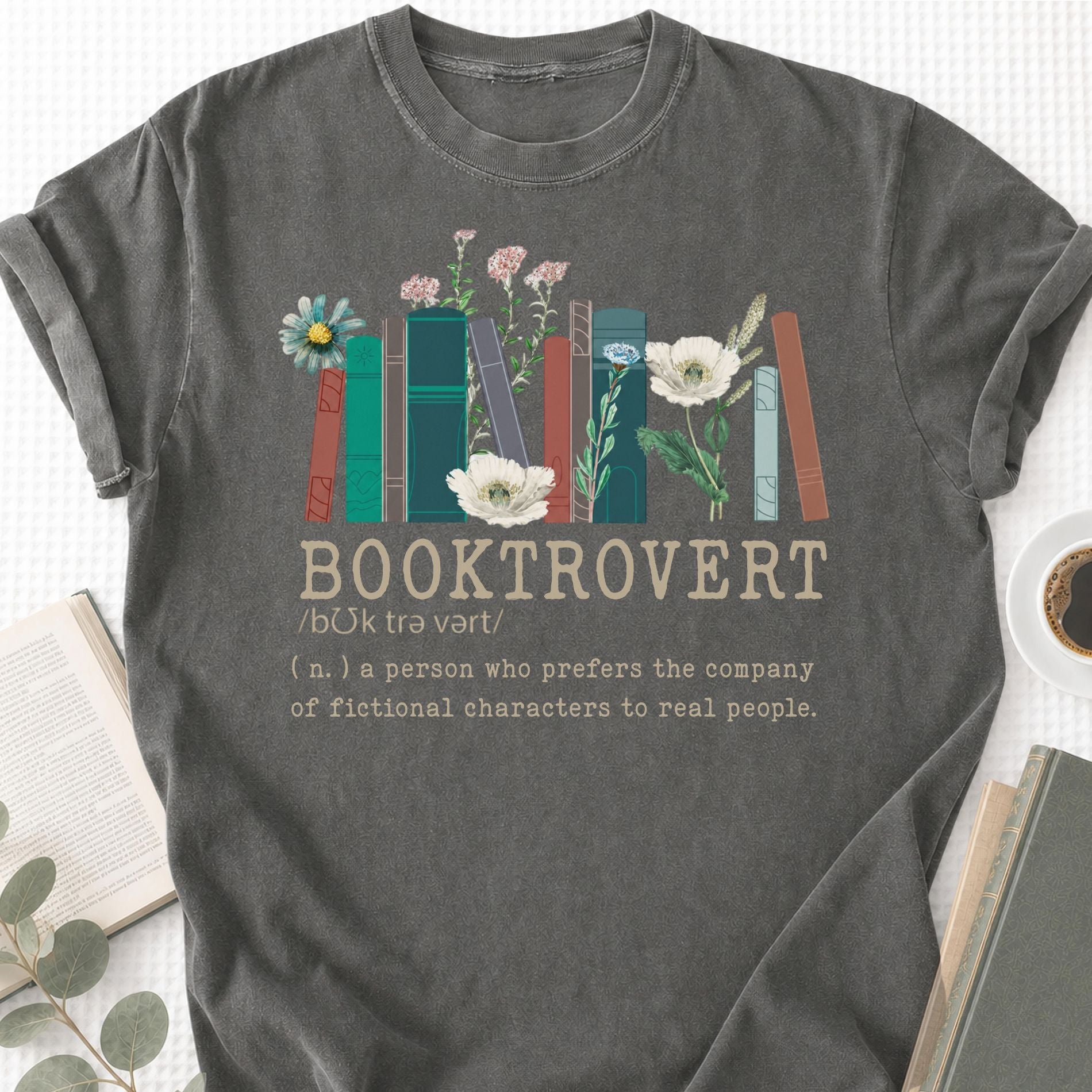 Booktrovert Unisex T-Shirt - Book Social Club