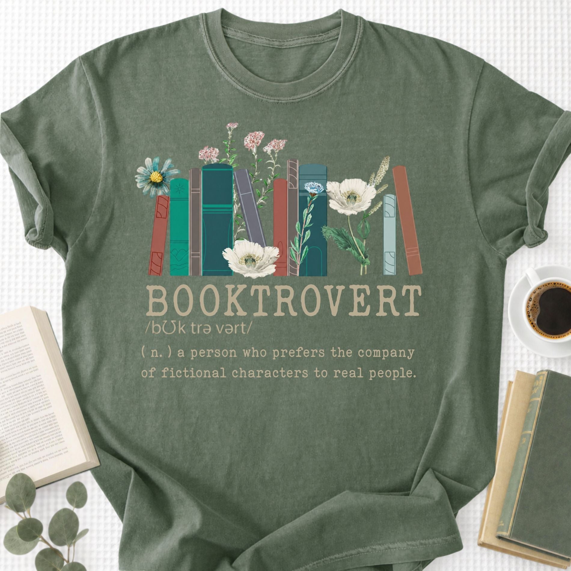 Booktrovert Unisex T-Shirt - Book Social Club