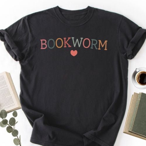 Bookworm Retro Unisex T-Shirt, Bookish Tee Gift - Book Social Club