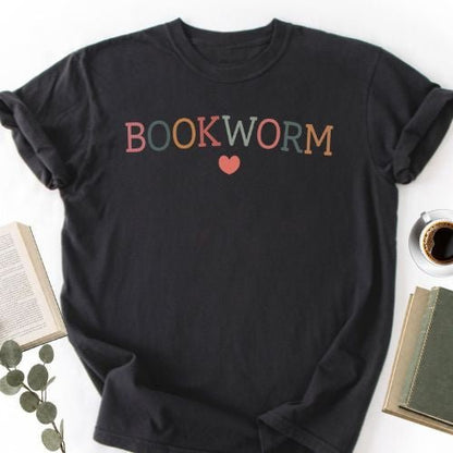 Bookworm Retro Unisex T-Shirt, Bookish Tee Gift - Book Social Club