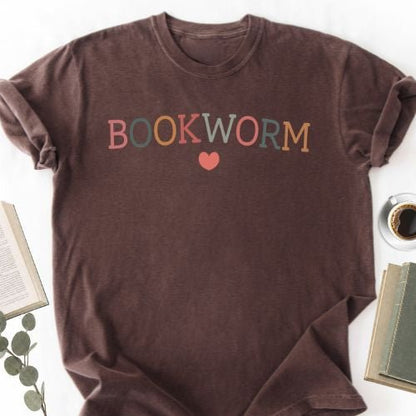 Bookworm Retro Unisex T-Shirt, Bookish Tee Gift - Book Social Club