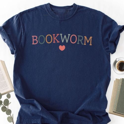 Bookworm Retro Unisex T-Shirt, Bookish Tee Gift - Book Social Club