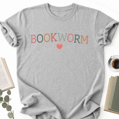 Bookworm Retro Unisex T-Shirt, Bookish Tee Gift - Book Social Club