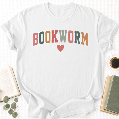 Bookworm Varsity Unisex T-Shirt, Book Lover Tee Gift - Book Social Club