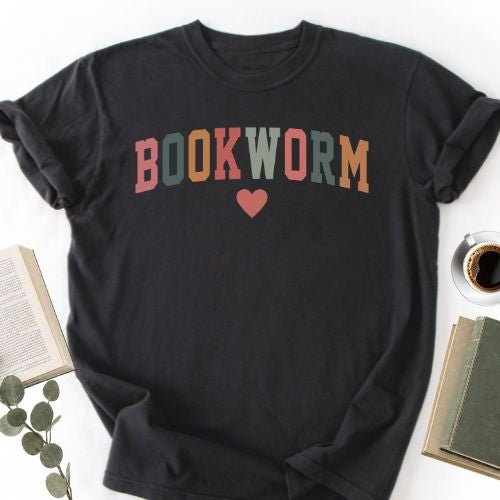 Bookworm Varsity Unisex T-Shirt, Book Lover Tee Gift - Book Social Club