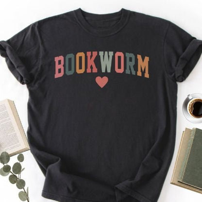 Bookworm Varsity Unisex T-Shirt, Book Lover Tee Gift - Book Social Club