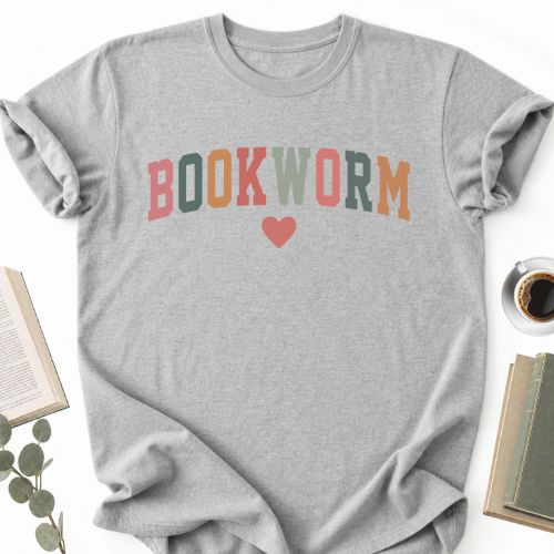 Bookworm Varsity Unisex T-Shirt, Book Lover Tee Gift - Book Social Club