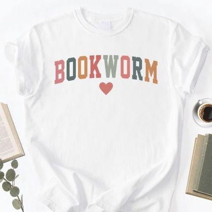 Bookworm Varsity Unisex T-Shirt, Book Lover Tee Gift - Book Social Club