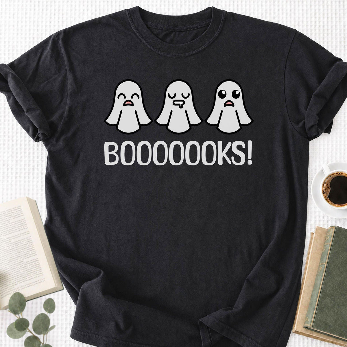 Booooks Ghost Unisex T-Shirt - Book Social Club