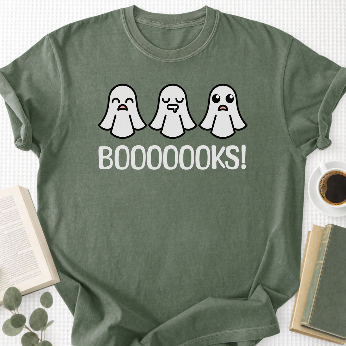 Booooks Ghost Unisex T-Shirt - Book Social Club