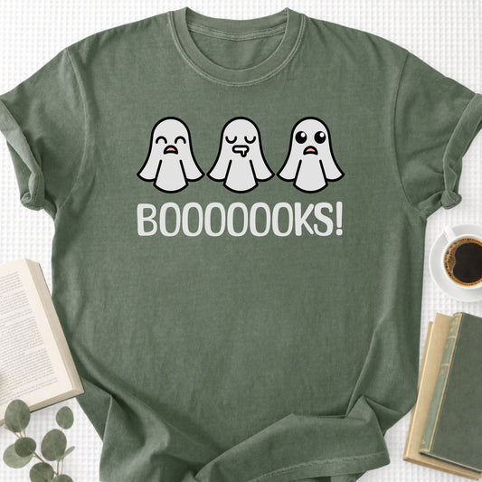 Booooks Ghost Unisex T-Shirt - Book Social Club