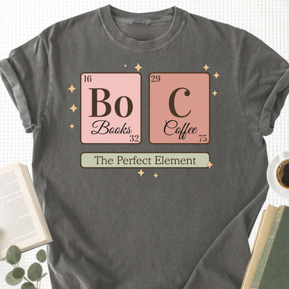 Chemistry Book and Coffee Unisex T-Shirt - Book Social Club