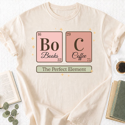 Chemistry Book and Coffee Unisex T-Shirt - Book Social Club