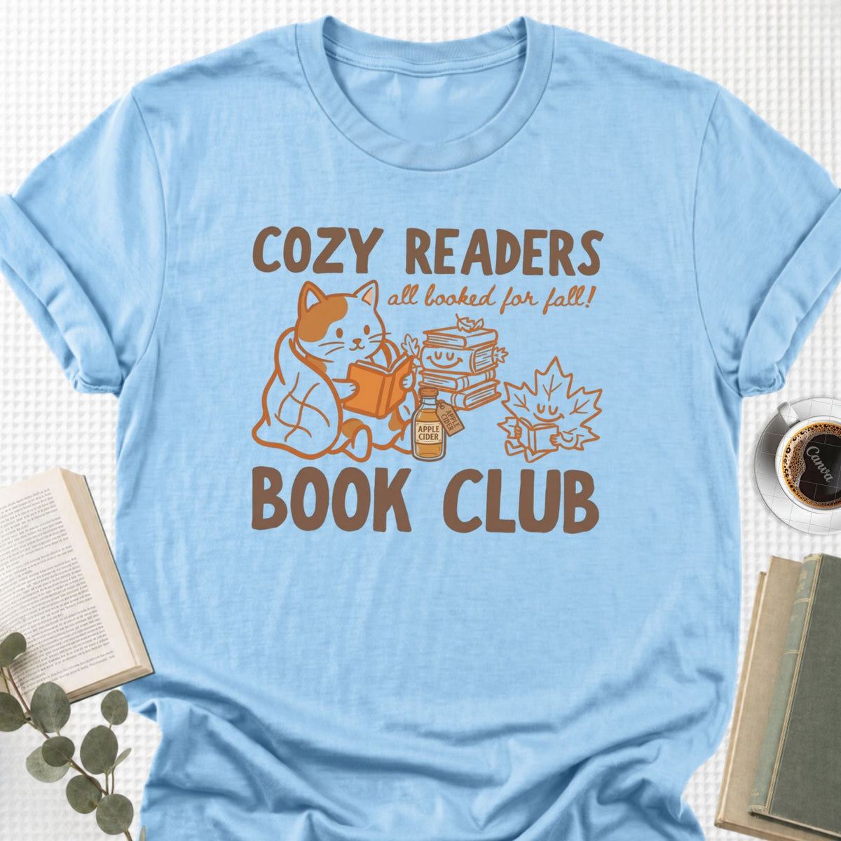 Cozy Readers Book Club Unisex T-Shirt - Book Social Club