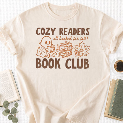 Cozy Readers Book Club Unisex T-Shirt - Book Social Club