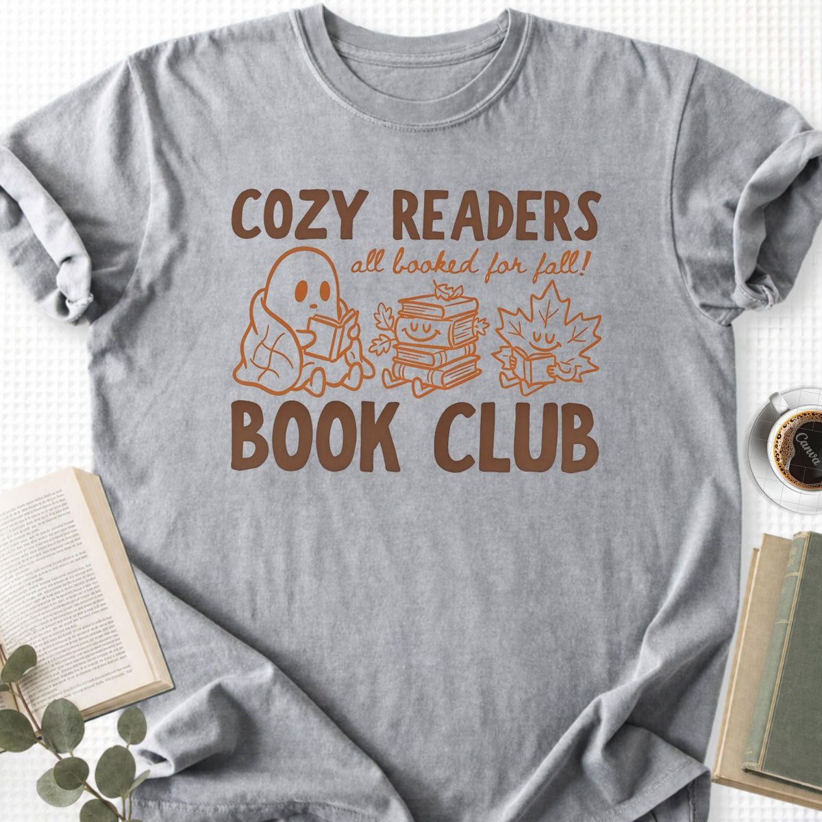 Cozy Readers Book Club Unisex T-Shirt - Book Social Club