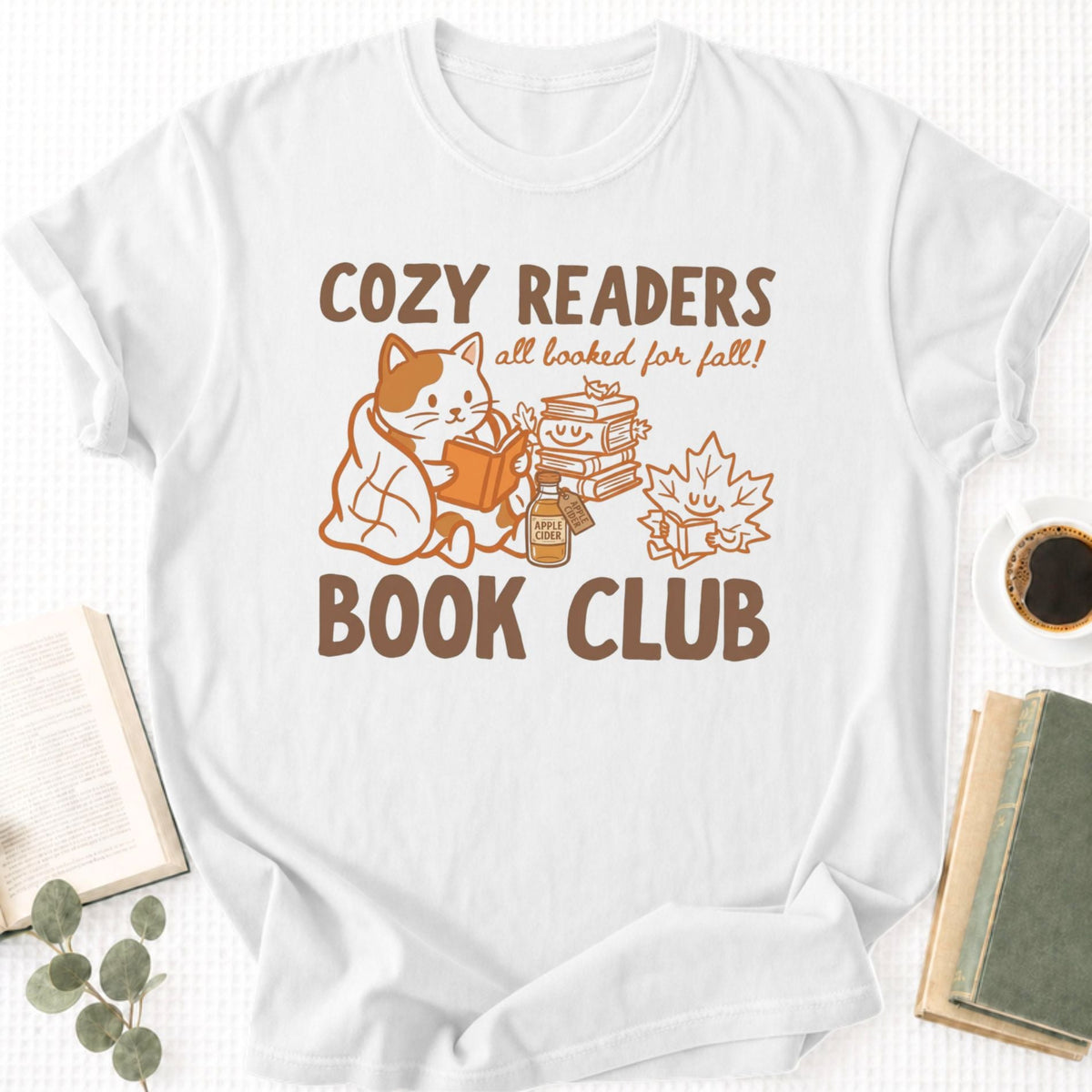 Cozy Readers Book Club Unisex T-Shirt - Book Social Club