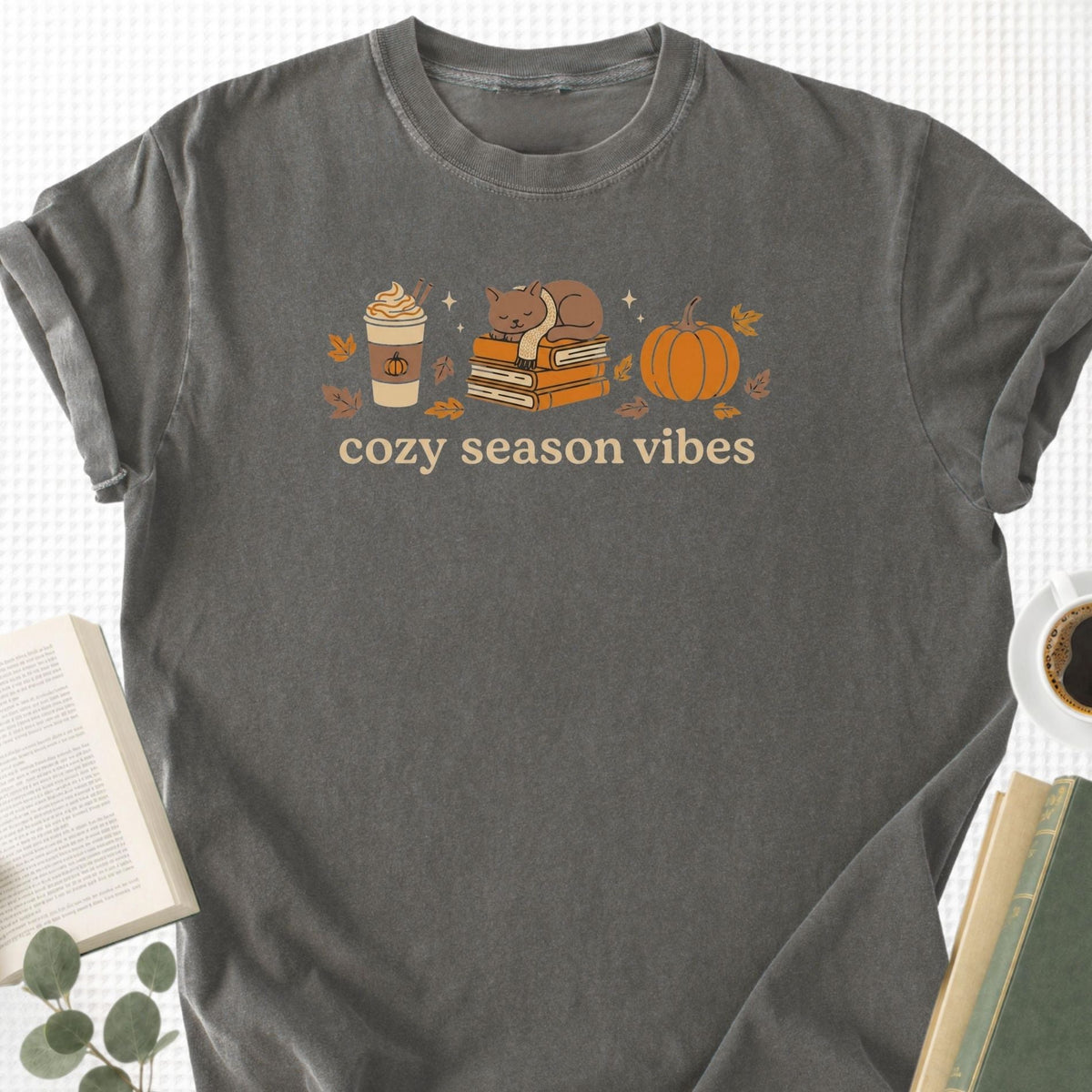 Cozy Season Vibes Unisex T-Shirt - Book Social Club