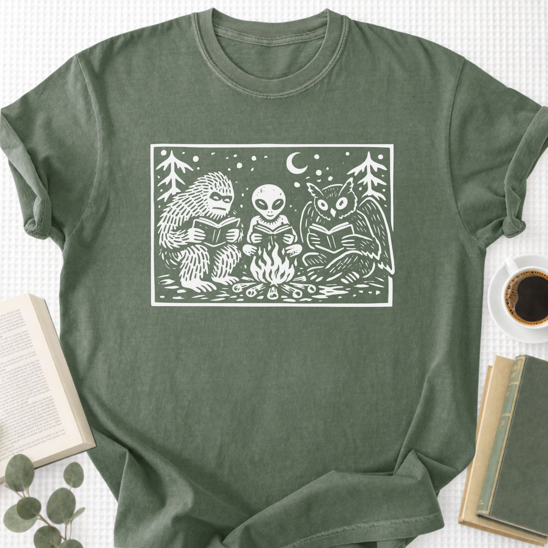 Cryptid Book Club Unisex T-Shirt - Book Social Club