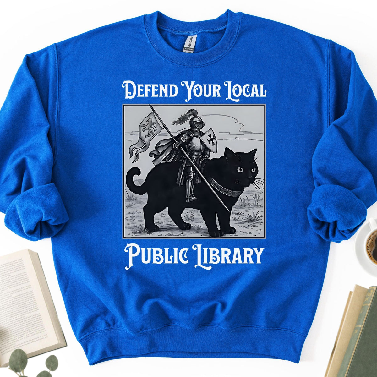 Defend Your Local Public Library Unisex Sweatshirt - Book Social Club