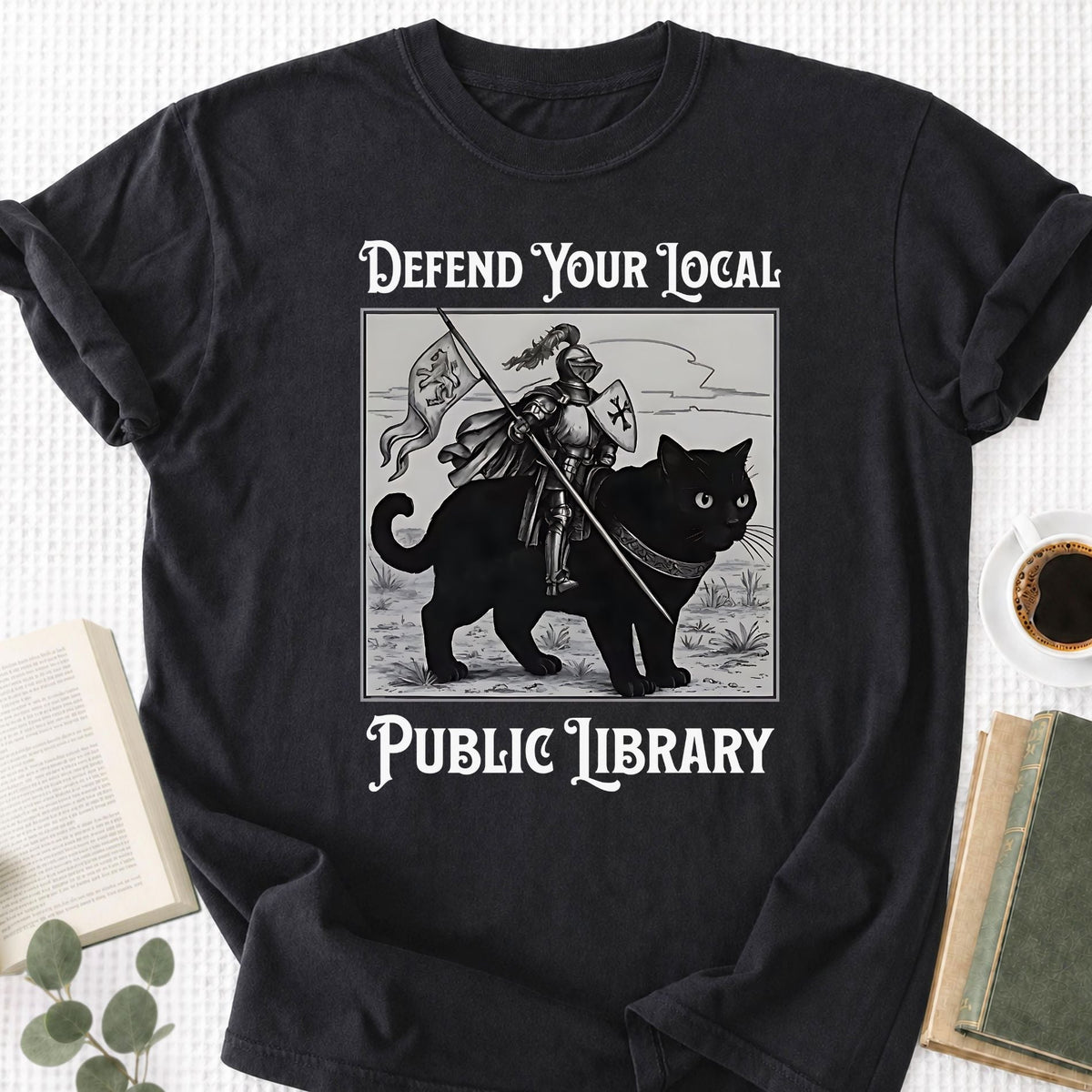Defend Your Local Public Library Unisex T-Shirt - Book Social Club