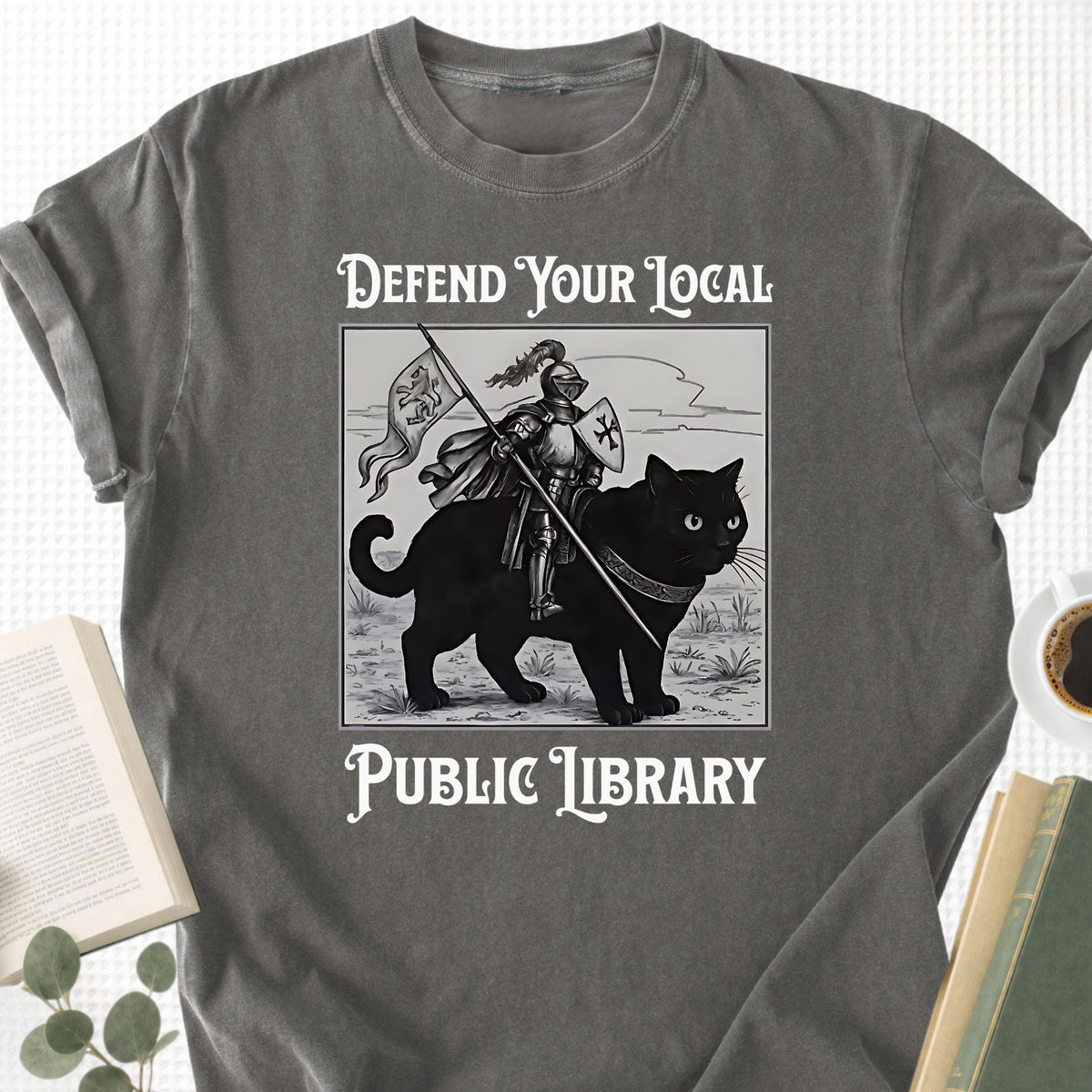 Defend Your Local Public Library Unisex T-Shirt - Book Social Club