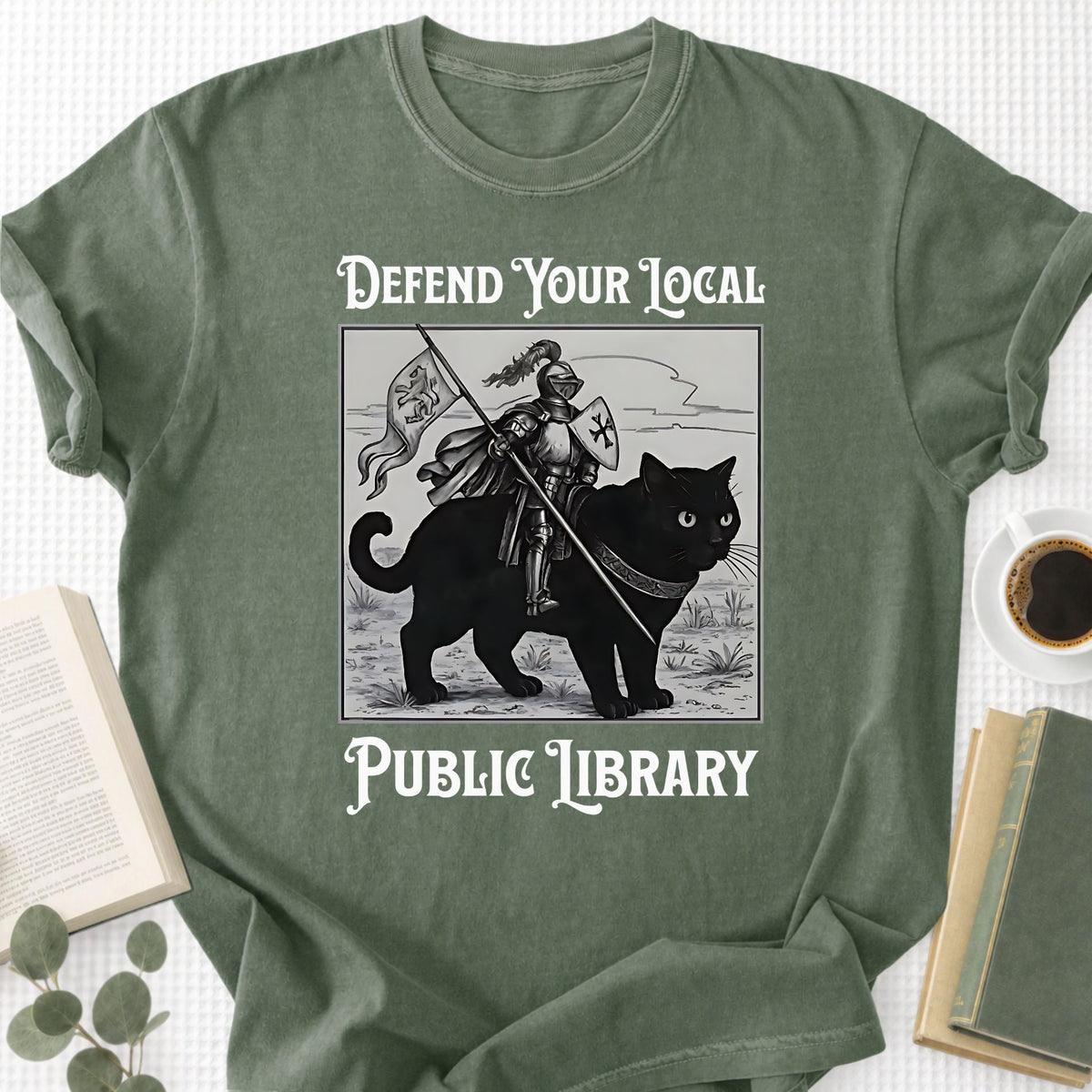 Defend Your Local Public Library Unisex T-Shirt - Book Social Club