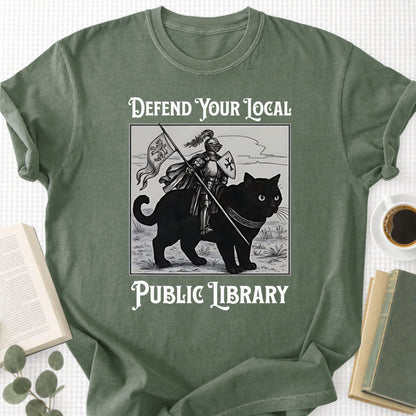 Defend Your Local Public Library Unisex T-Shirt - Book Social Club