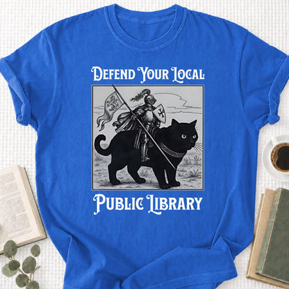 Defend Your Local Public Library Unisex T-Shirt - Book Social Club