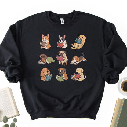 Dogs Reading Unisex Sweatshirt - Book Social Club