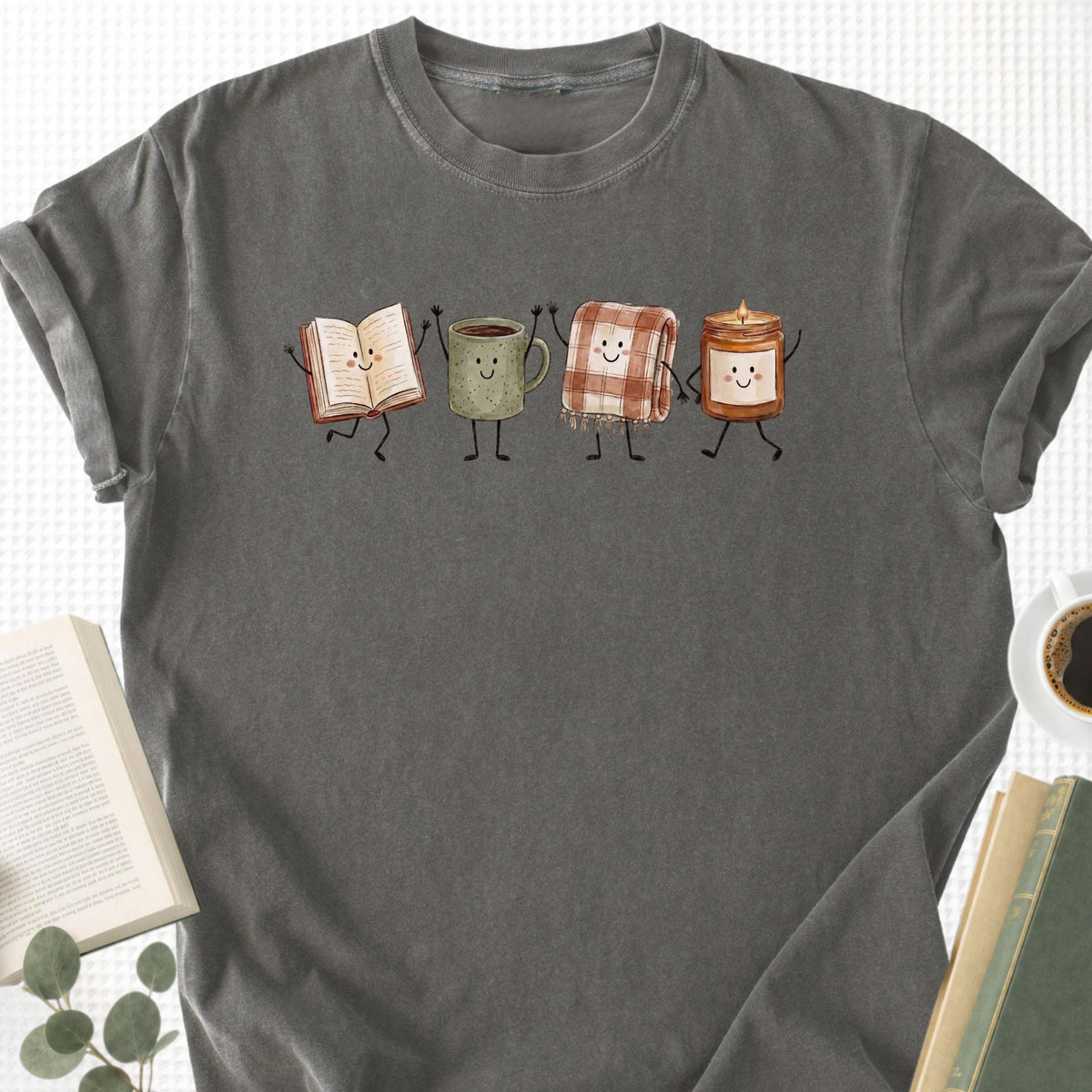 Doodle Library Unisex T-Shirt - Book Social Club