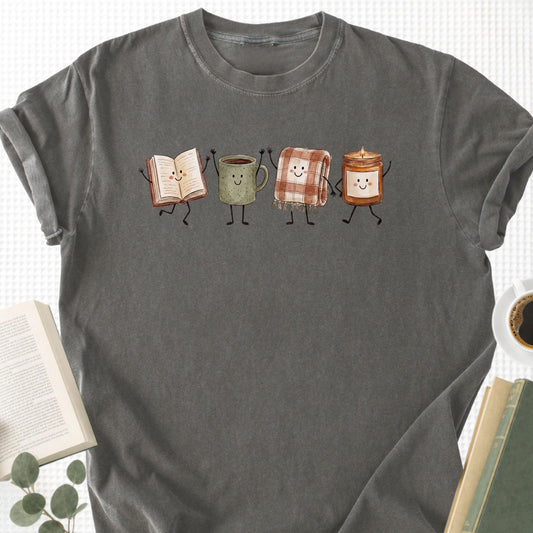 Doodle Library Unisex T-Shirt - Book Social Club