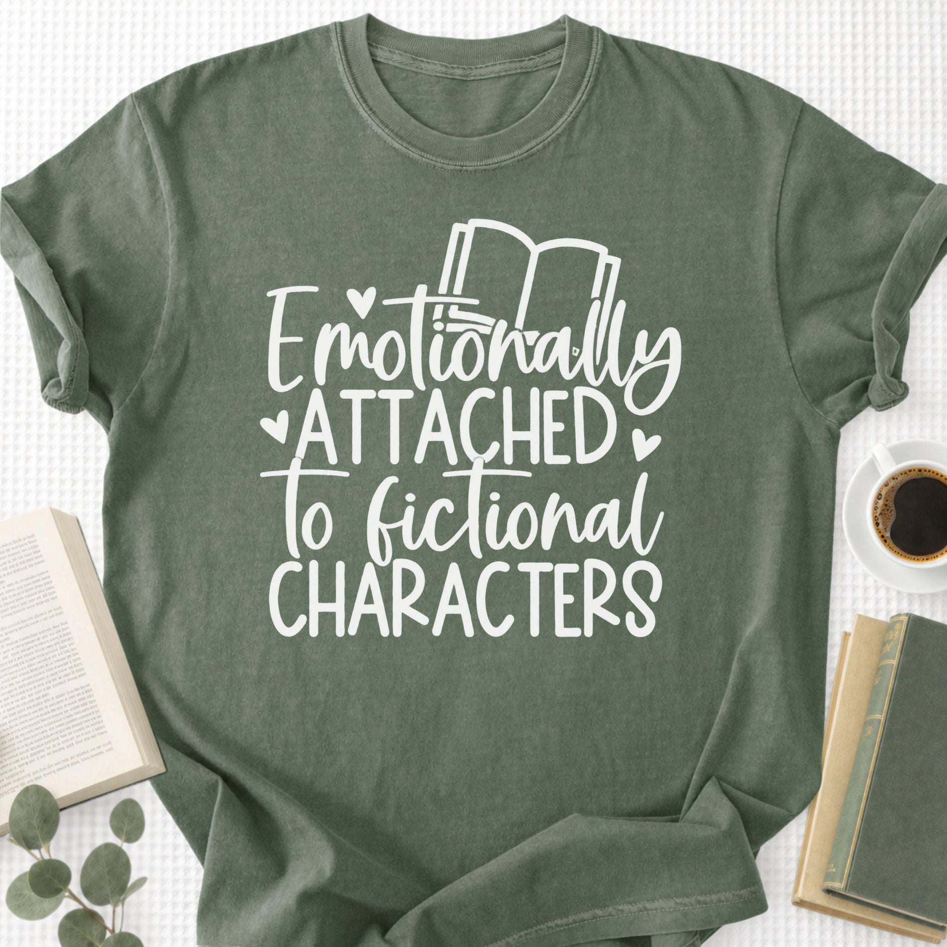 Emotionally Attached to Fictional Characters Unisex T-Shirt - Book Social Club