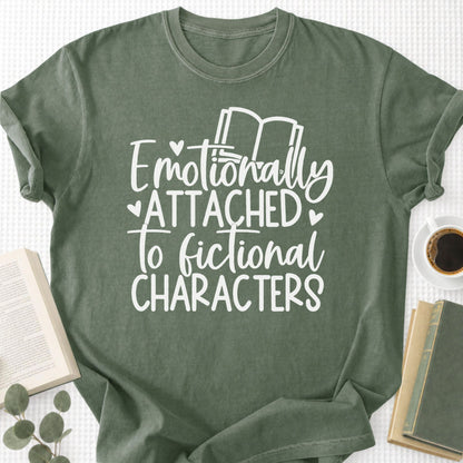 Emotionally Attached to Fictional Characters Unisex T-Shirt - Book Social Club