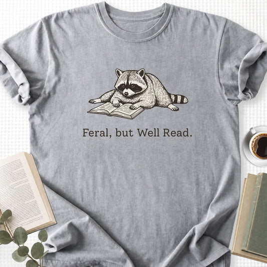 Feral, But Well Read Unisex T-Shirt - Book Social Club
