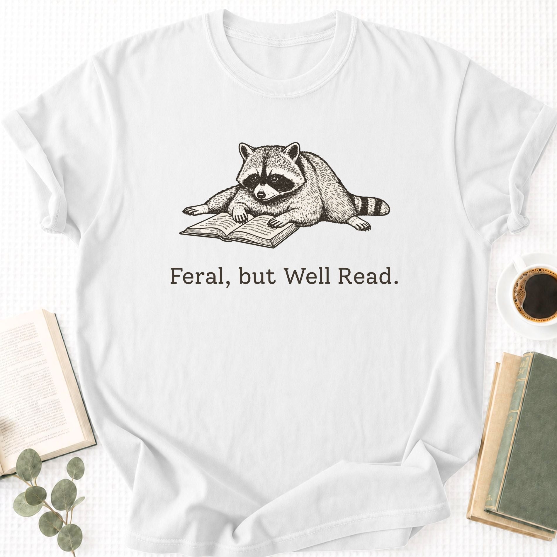 Feral, But Well Read Unisex T-Shirt - Book Social Club