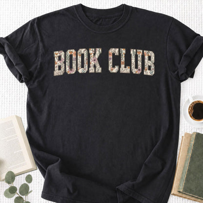 Floral Book Club Unisex T-Shirt - Book Social Club