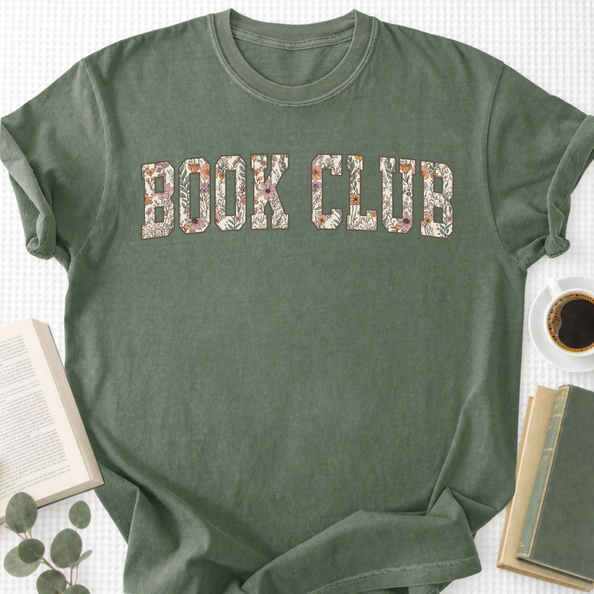 Floral Book Club Unisex T-Shirt - Book Social Club