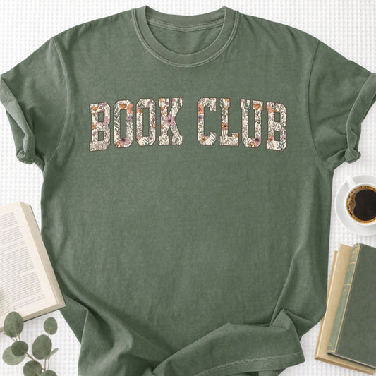 Floral Book Club Unisex T-Shirt - Book Social Club