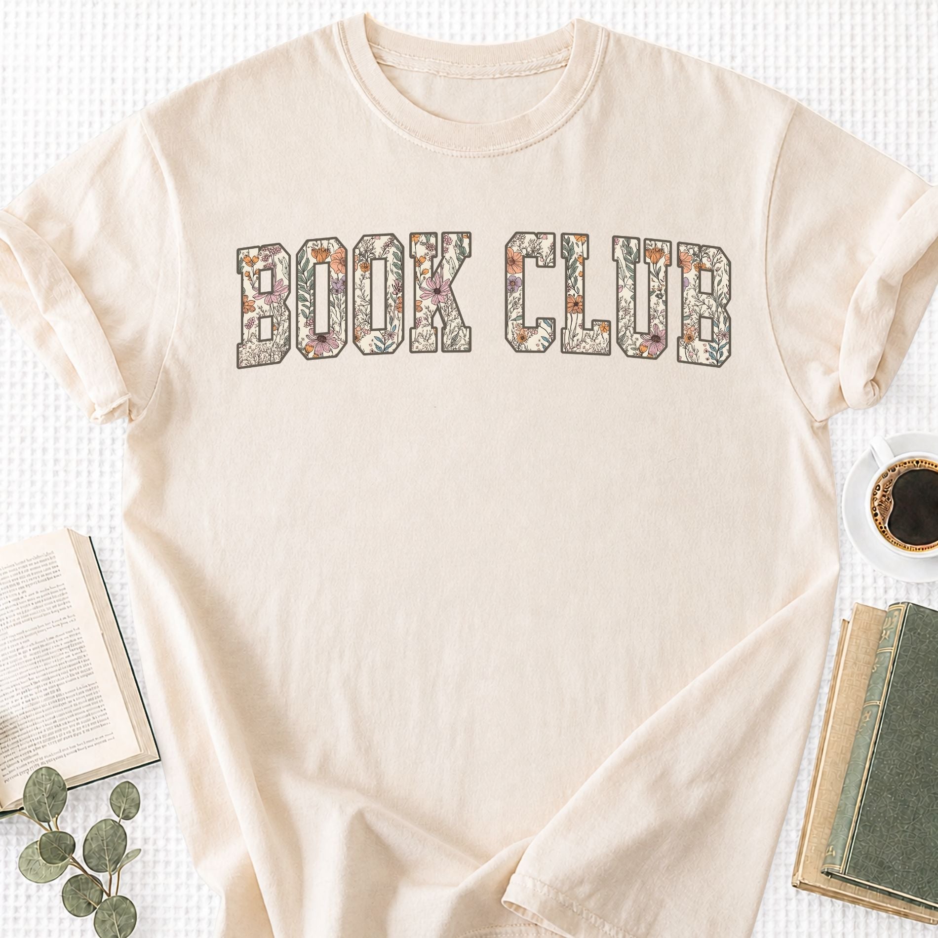 Floral Book Club Unisex T-Shirt - Book Social Club